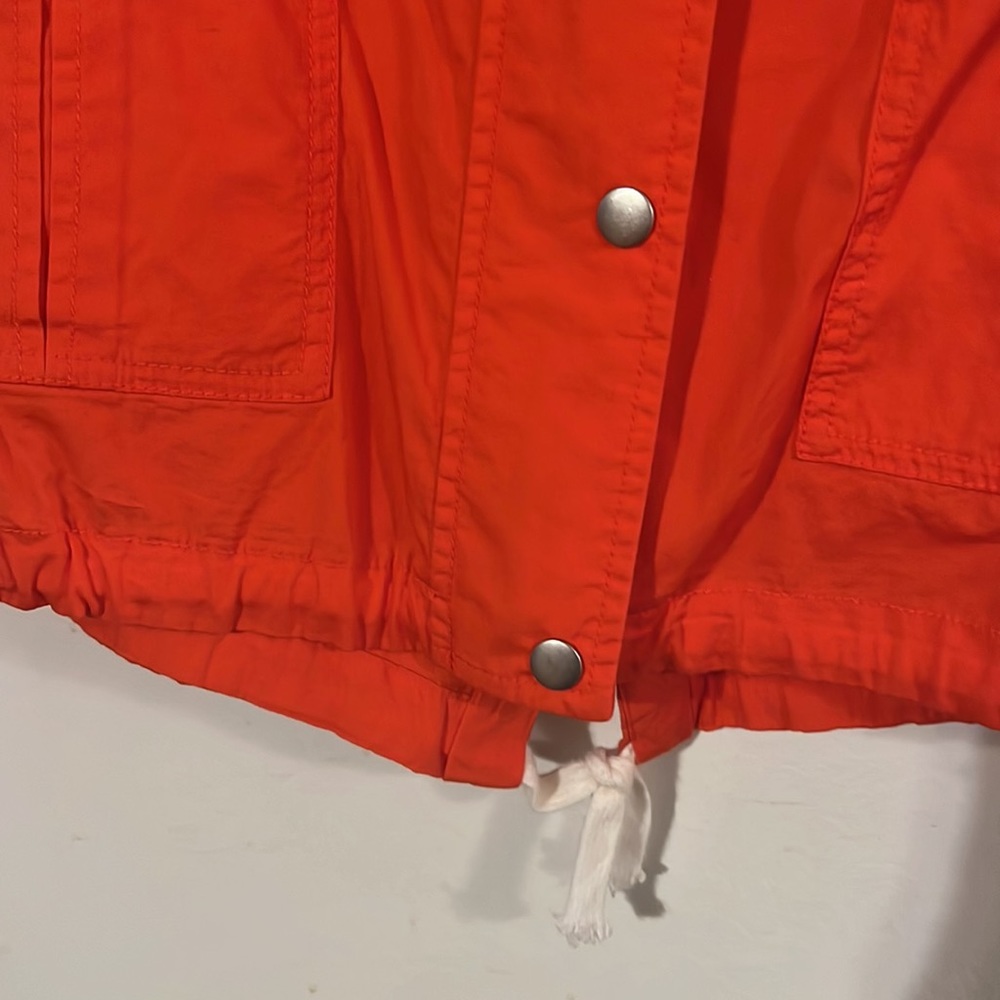 SO orange 100% cotton lightweight hooded jacket - Picture 4 of 11